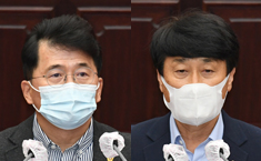 김영진(왼쪽), 류경완 도의원.