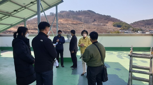 밀양교육지원청, 해빙기 재해취약시설 민간합동 안전 점검 실시