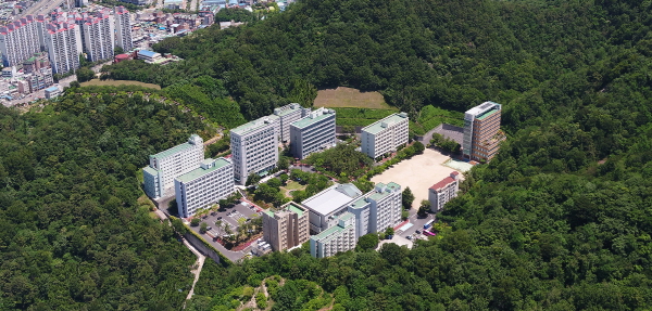 창신대의 2024학년도 수시 경쟁률이 62.6 대 1을 기록했다. 사진은 창신대학교 전경.